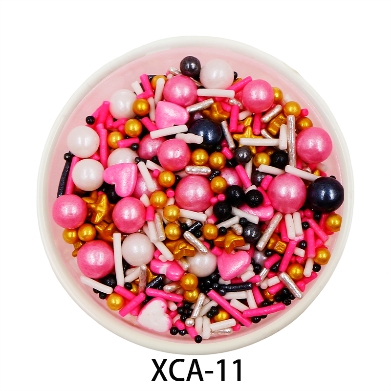 edible sugar beads halal sprinkles mixed Colors edible sugar Jimmies hot sale cake sprinkles for cake decoration