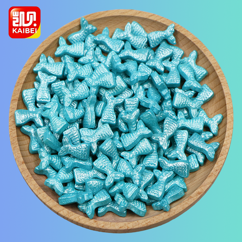 Edible Sprinkles fish tail hot sale sugar pearl edible sugar beads halal sprinkles for cake sprinkles