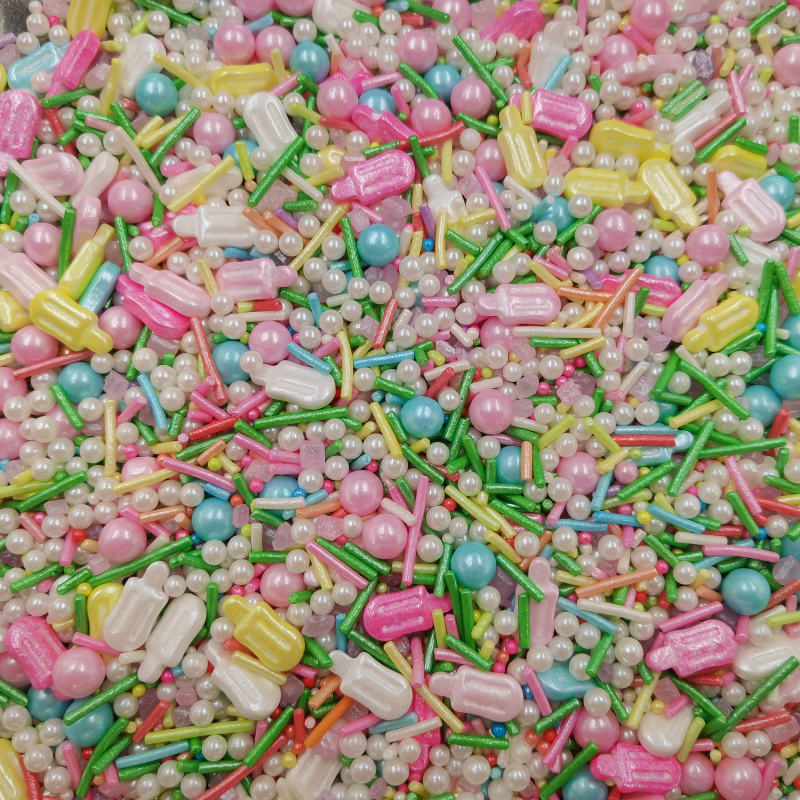 1kg Edible Sprinkle Cake Suppliers Sugar Cake Cake Decoration tools multi-Color mix Pearls