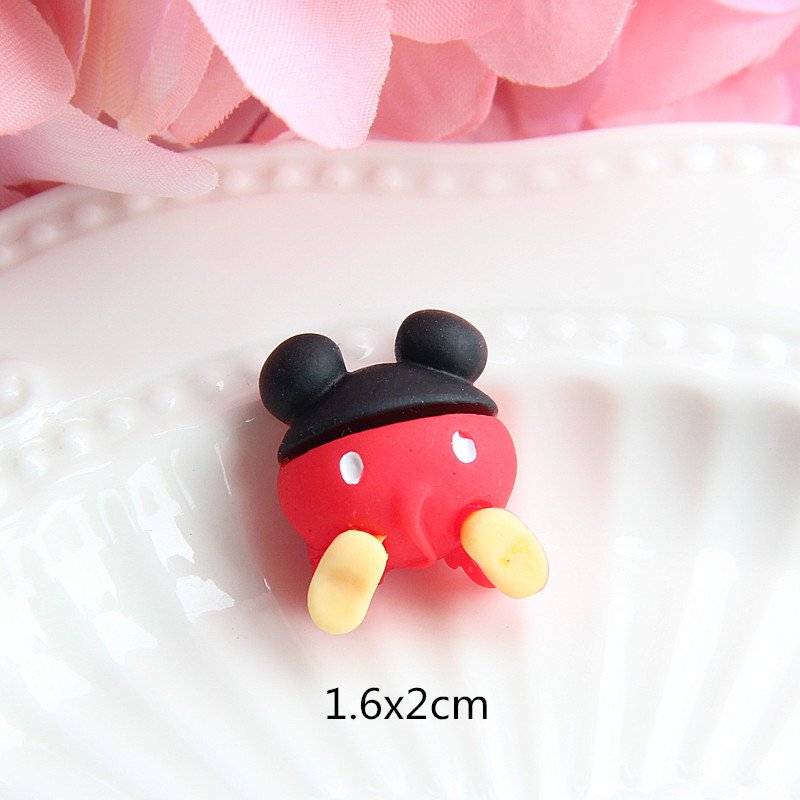 Foretrend HOT New Arriving Resin Cartoon Character Stereoscopic Bear Mickey Minnie Nail DIY Manicure Nail Art Decorations