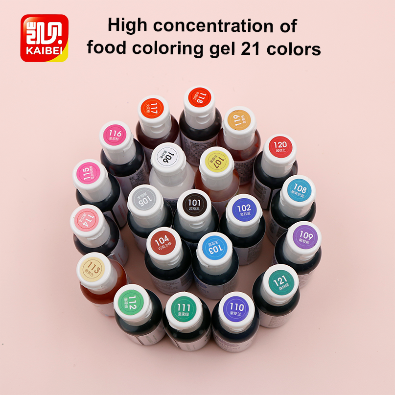 Cake Tools Food Coloring 21 Colors Water Based Colorant Food Dye 30g Food Coloring Gel for 2024 Baking