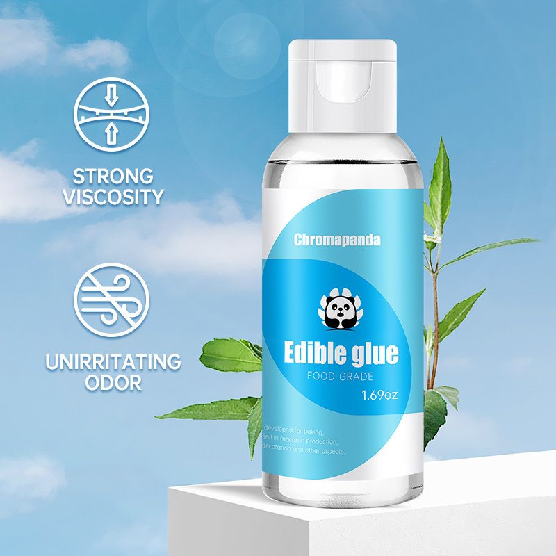 Edible Glue &Transparent Liquid for Food Grade Decoration for Cake Non-Toxic Adhesive for Edible Crafts and Confectionery