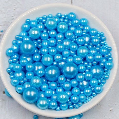 Multicolor mixed sugar beads, sugar needles edible, used for cake and pastry decoration
