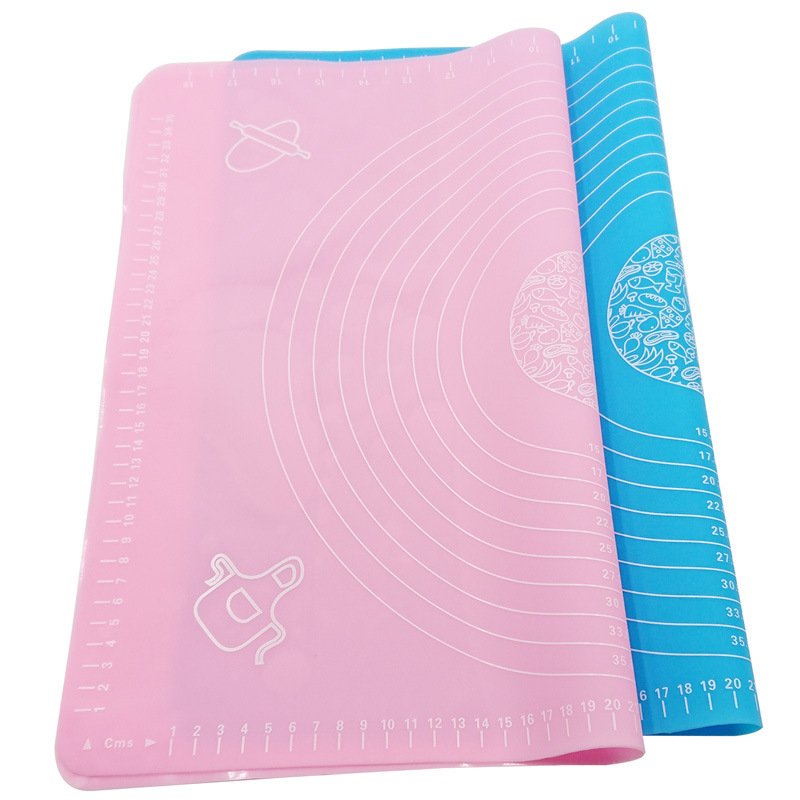 Thinner Style Silicone Pastry Cake Flat Mat Silicone Baking Anti-slip Mat For Cake Chocolate Macaroon Dumpling