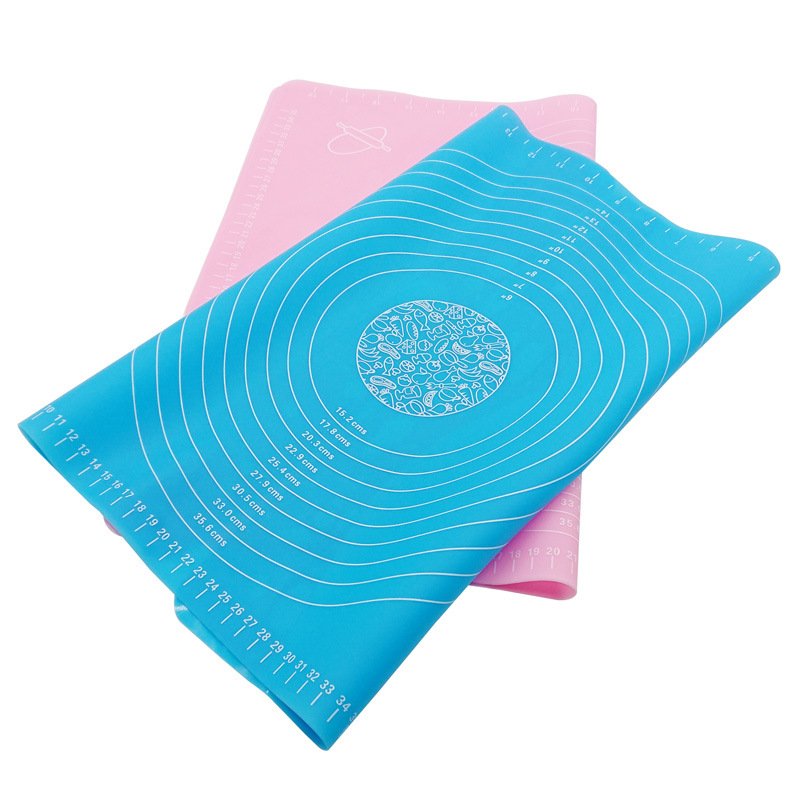 Thinner Style Silicone Pastry Cake Flat Mat Silicone Baking Anti-slip Mat For Cake Chocolate Macaroon Dumpling