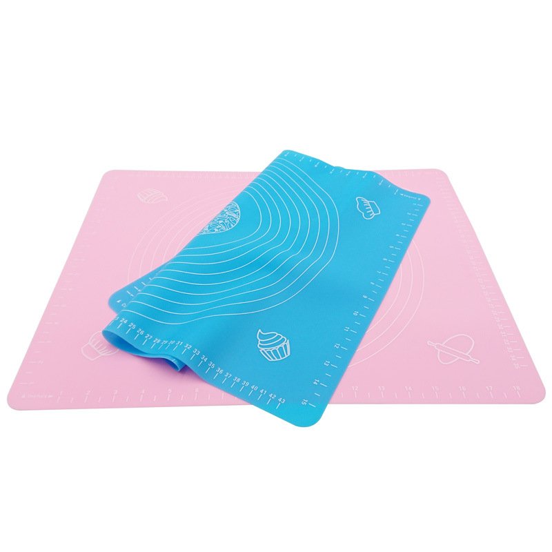 Thinner Style Silicone Pastry Cake Flat Mat Silicone Baking Anti-slip Mat For Cake Chocolate Macaroon Dumpling