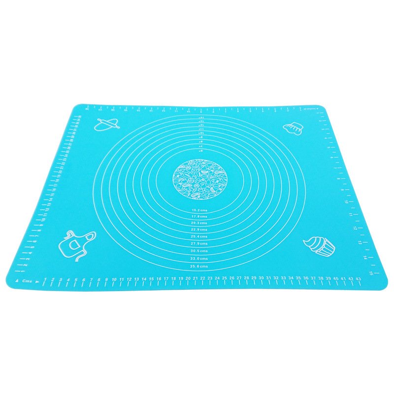 Thinner Style Silicone Pastry Cake Flat Mat Silicone Baking Anti-slip Mat For Cake Chocolate Macaroon Dumpling