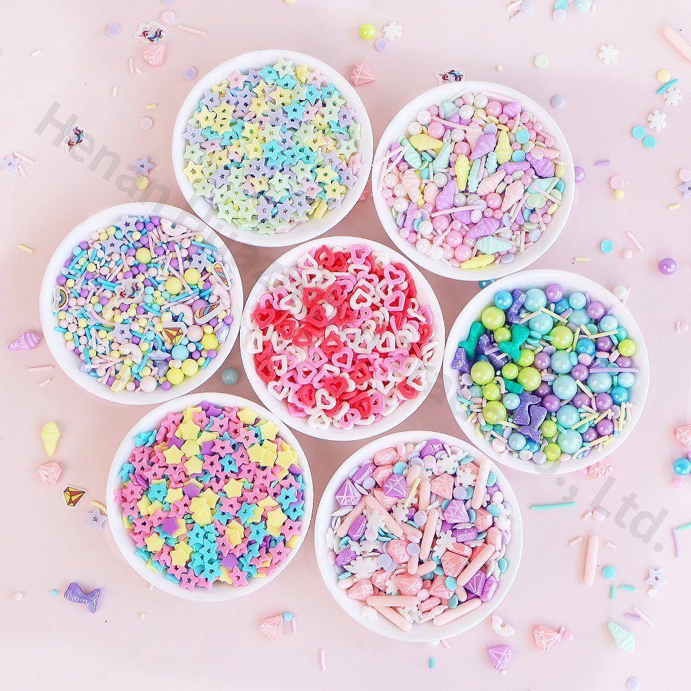 New Arrival Edible Heart candy Slices Sprinkles ice cream Cake Decorating DIY Valentines day Wedding party sugar Sprinkles