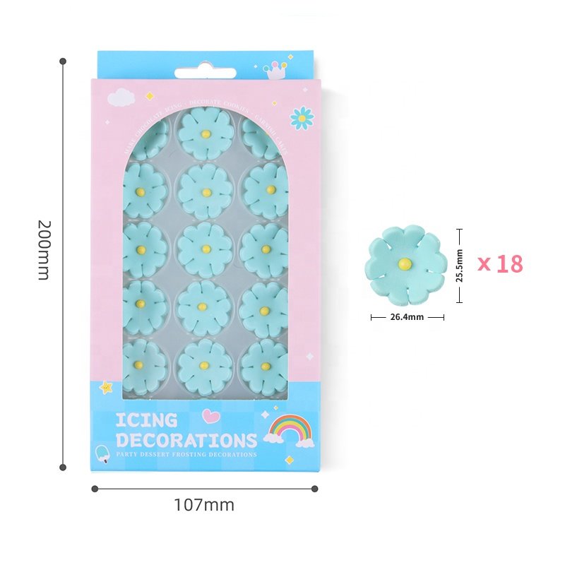 Edible Flowers Daisy Icing Decorations Candy Colourful Biscuit Cake Decorations Sprinkles For Easter Bakery