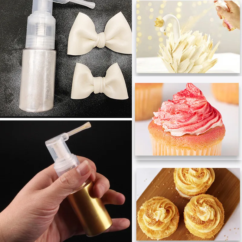 Vegan Food Grade Edible Glitter for Drinks Shimmering Powder Food Coloring for Cake Decorating