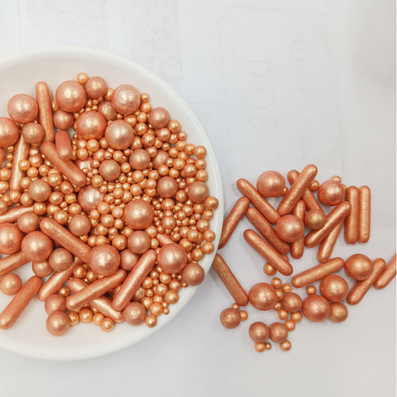 Edible Sugar Beads Metallic Sugar Balls Cake Sprinkle
