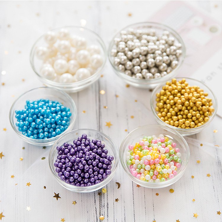 1kg 10mm Dried Polished Gold Balls Cake Beads Flowers Edible Decoration Rainbow Sugar Candle Confetti Madison Jame Sprinkles