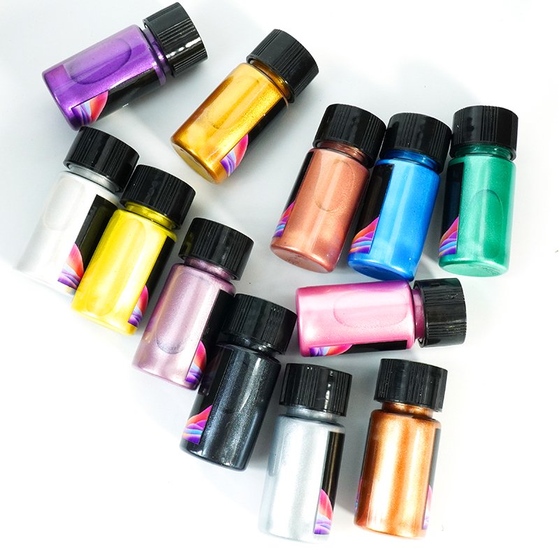 Food Grade Shimmer Liquid Coloring Set Glitter Edible Cake Decoration Food Coloring