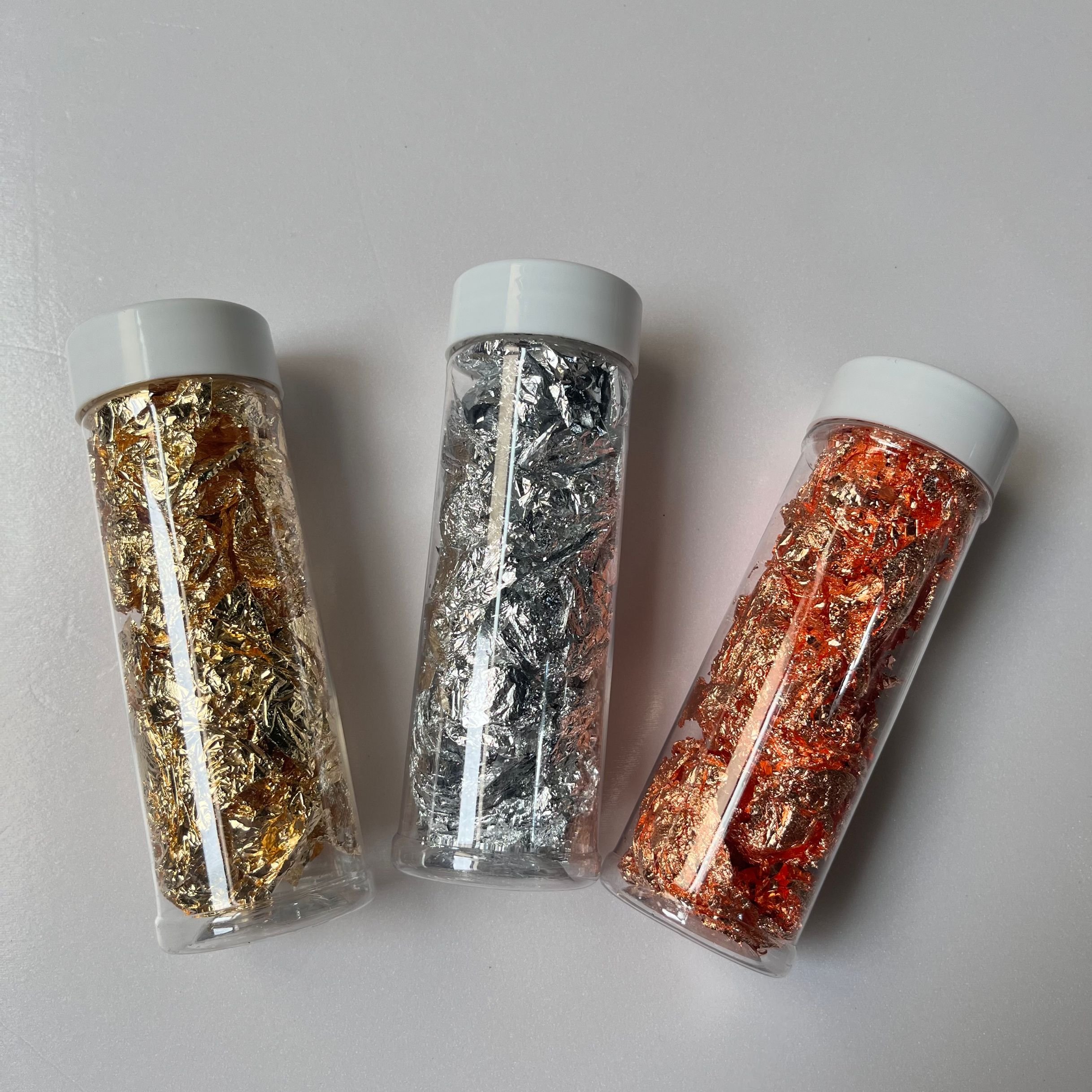 24k gold leaf edible gold foil 2g per bottle