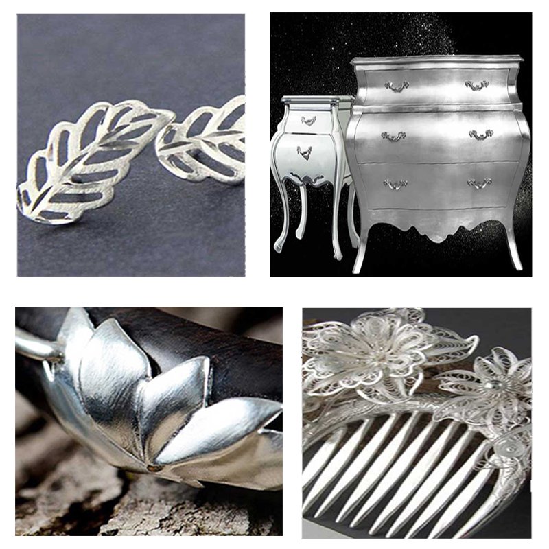 11*11 cm Genuine Edible Silver Leaf Foil Sheets for Bakery Decoration Ingredients Food Ingredients Facial Beauty