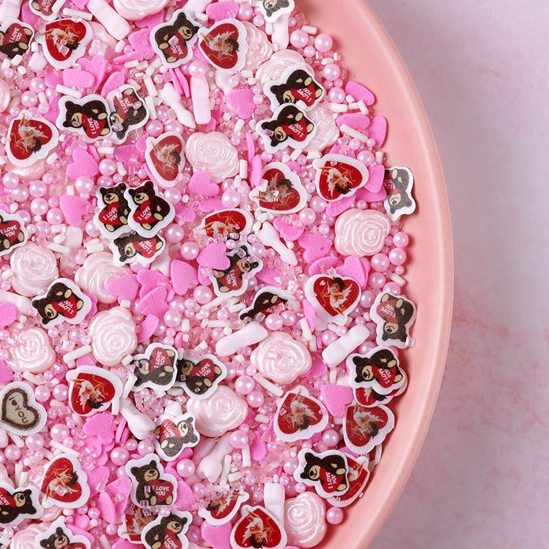 LOVEBAKERY Sweet Shape Wafer Sprinkles 2022 New Design Wholesale Confetti Bakery Ingredients Sprinkles Cake Decorations
