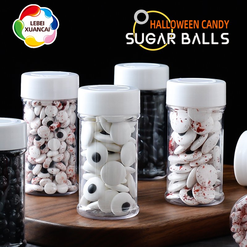 Pressed candy high quality wholesalers cheap sprinkle blends pearl sugar bloody eyes and bones for bakery cake decoration