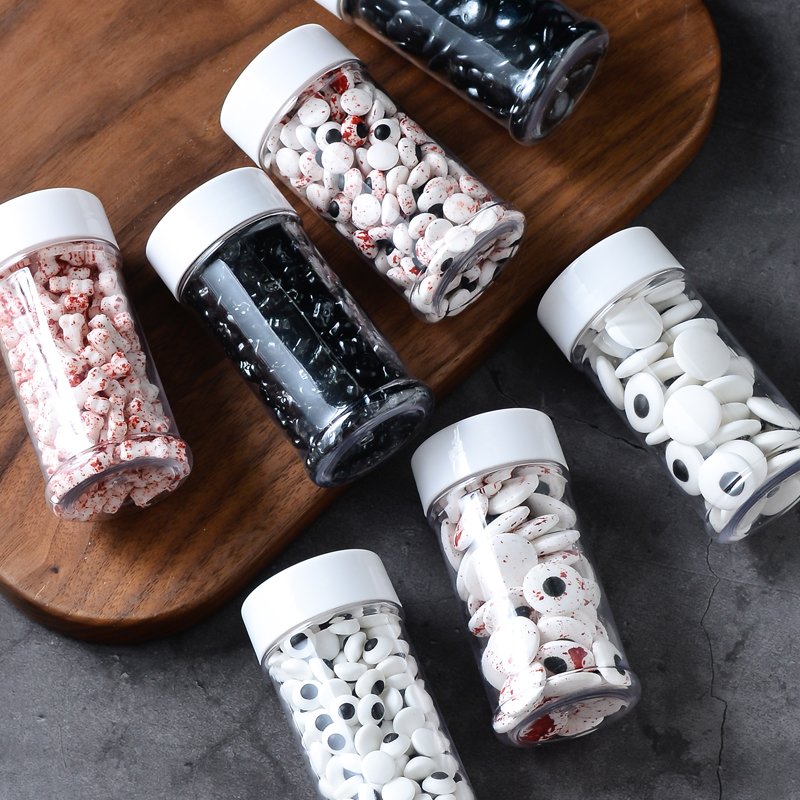 Pressed candy high quality wholesalers cheap sprinkle blends pearl sugar bloody eyes and bones for bakery cake decoration