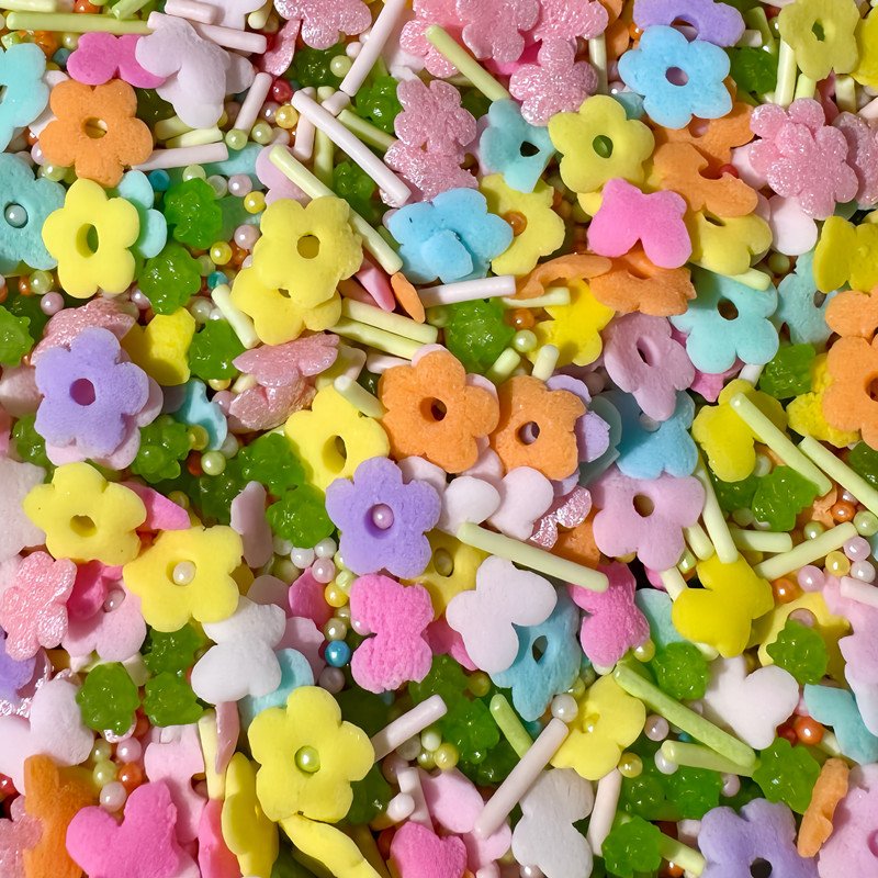 Luxury Edible Sprinkles Sugar Beads Red Love lip Sugar Flower Heart Cake Baking Sprinkles Color Eyes Ball For Cake Decoration
