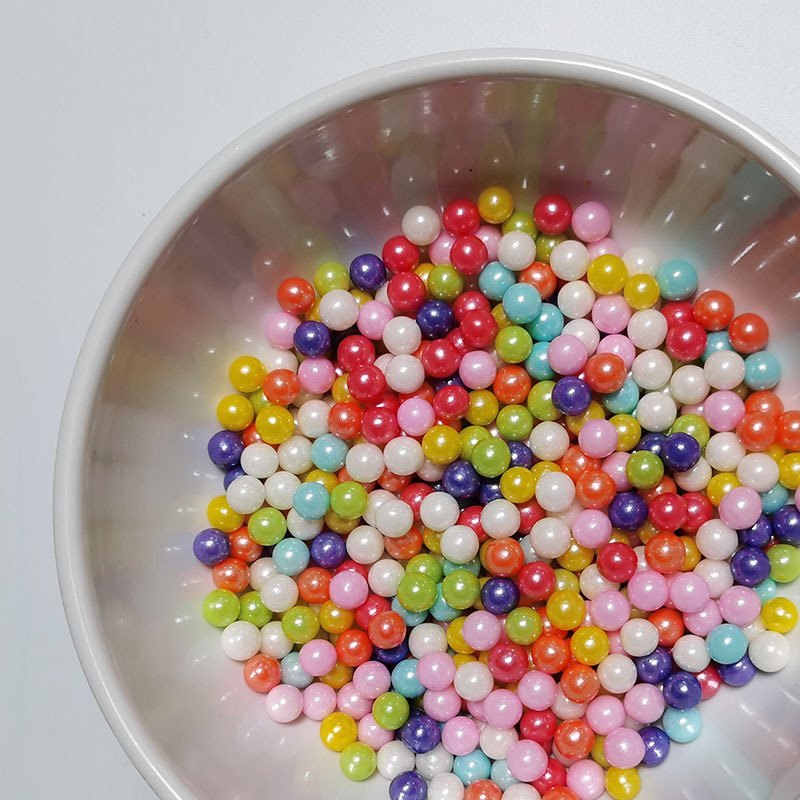 Mixed Sizes Cake Decoration Edible Sugar Pearls Sprinkles Manufacturer