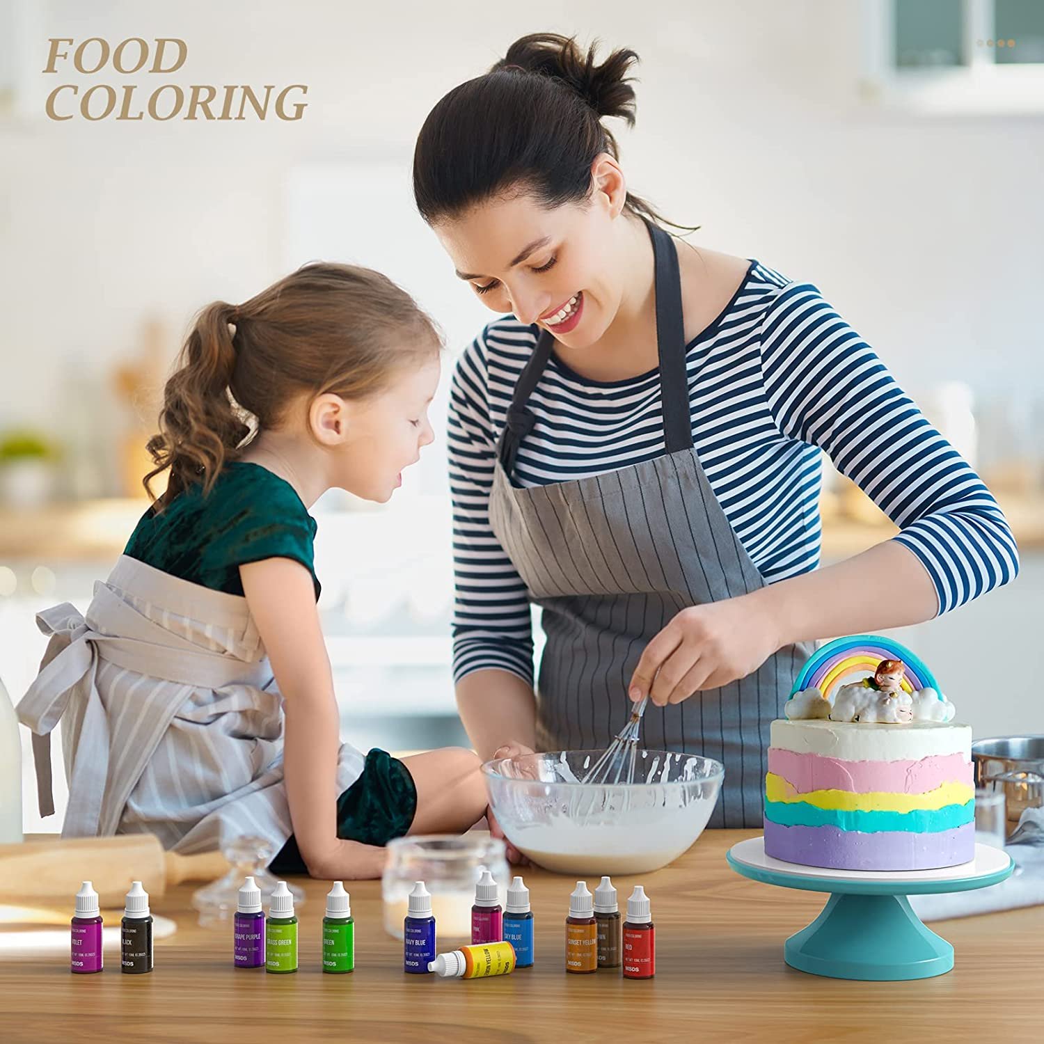 16Pcs Natural Ink Cake Food Coloring Set Ingredients Cake Fondant Baking Color Pigments Decoration Baking
