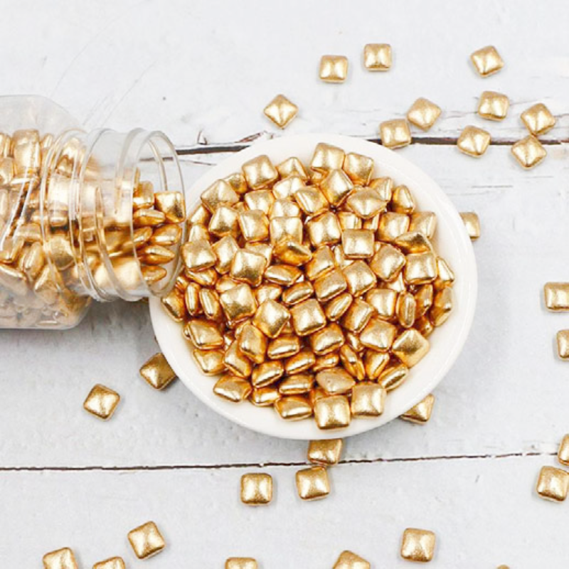 8mm edible gold sprinkles