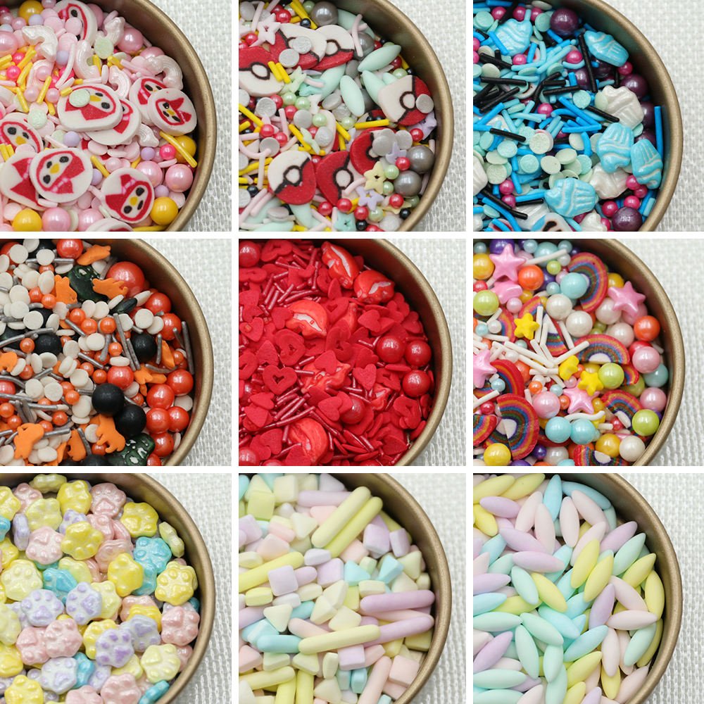 Bakery Candy Sprinkles Decoration Ingredients Comestibles Al Mayor Arzan Edible Beads sugar hair accessories resin props