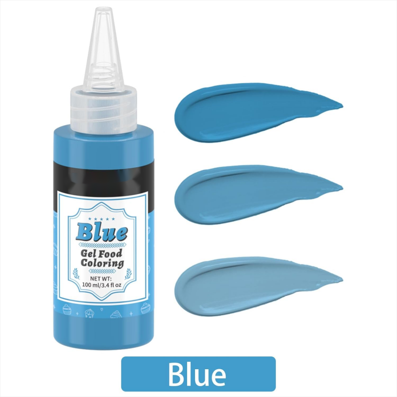 Gel Food Coloring Blue Natural Food Coloring for Cakes Ice Cream Buttercream Pasta Macarons