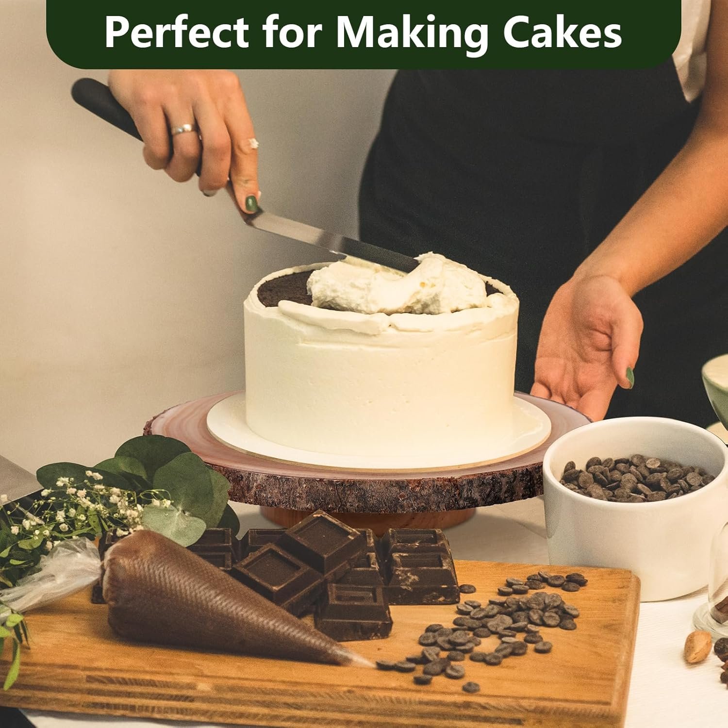 Chinese Manufacturer's High-quality Wooden Cake Display Stand Countertop Cupcake Stand