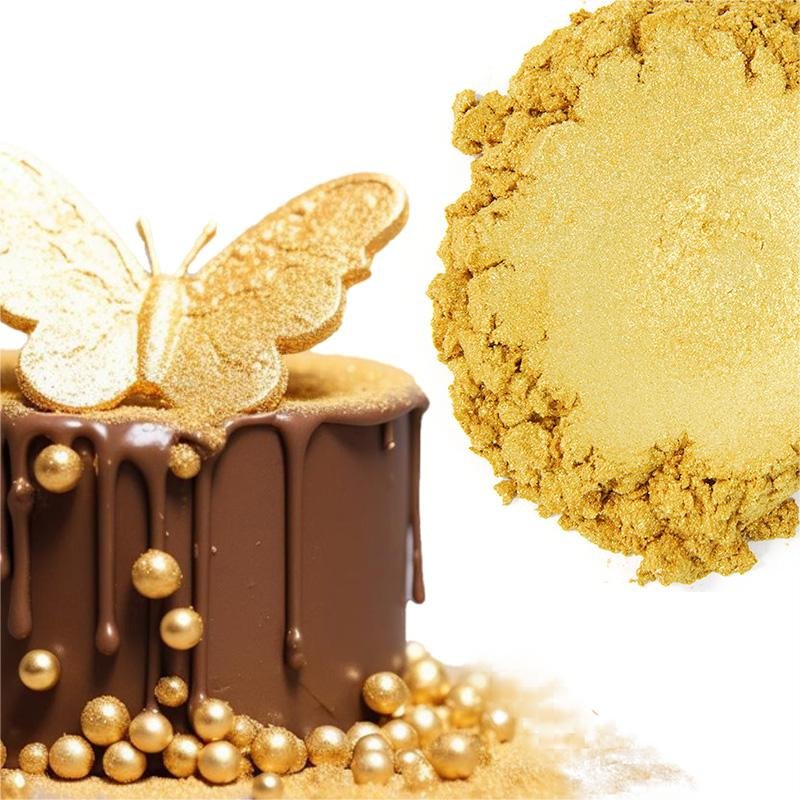Food Grade Colorants Cake Decor Edible Gold Luster Dust for Drink