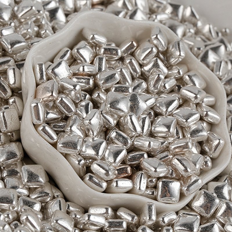 Silver Metallic Color Sprinkles