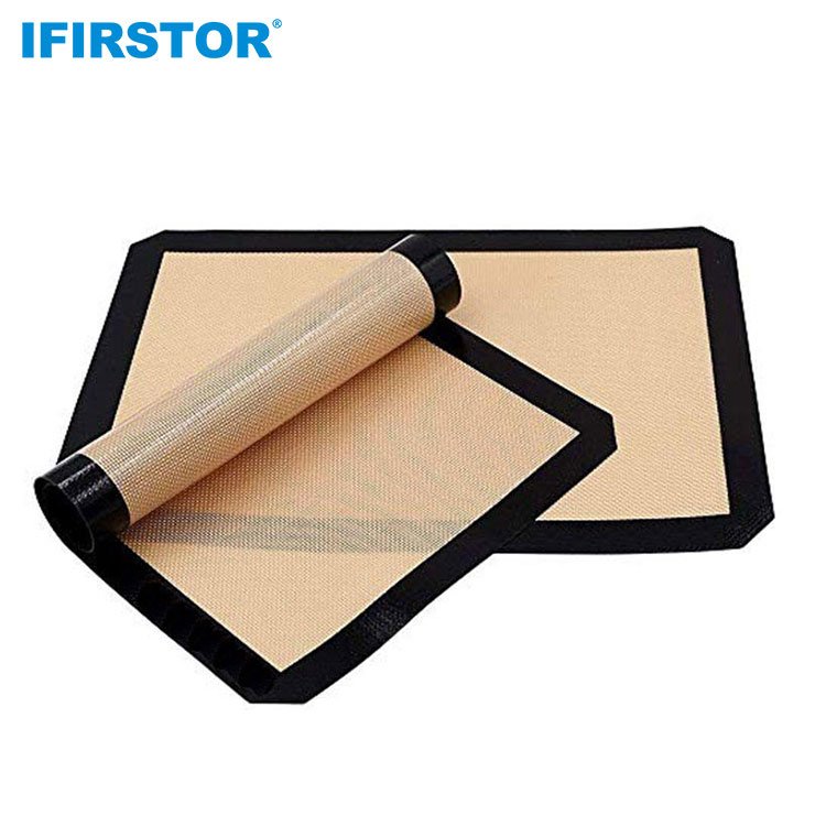 Manufacturer Private Label Customized Multi-Functional Non-Stick Fiberglass Cake Roll Mat Silicone Baking Mat
