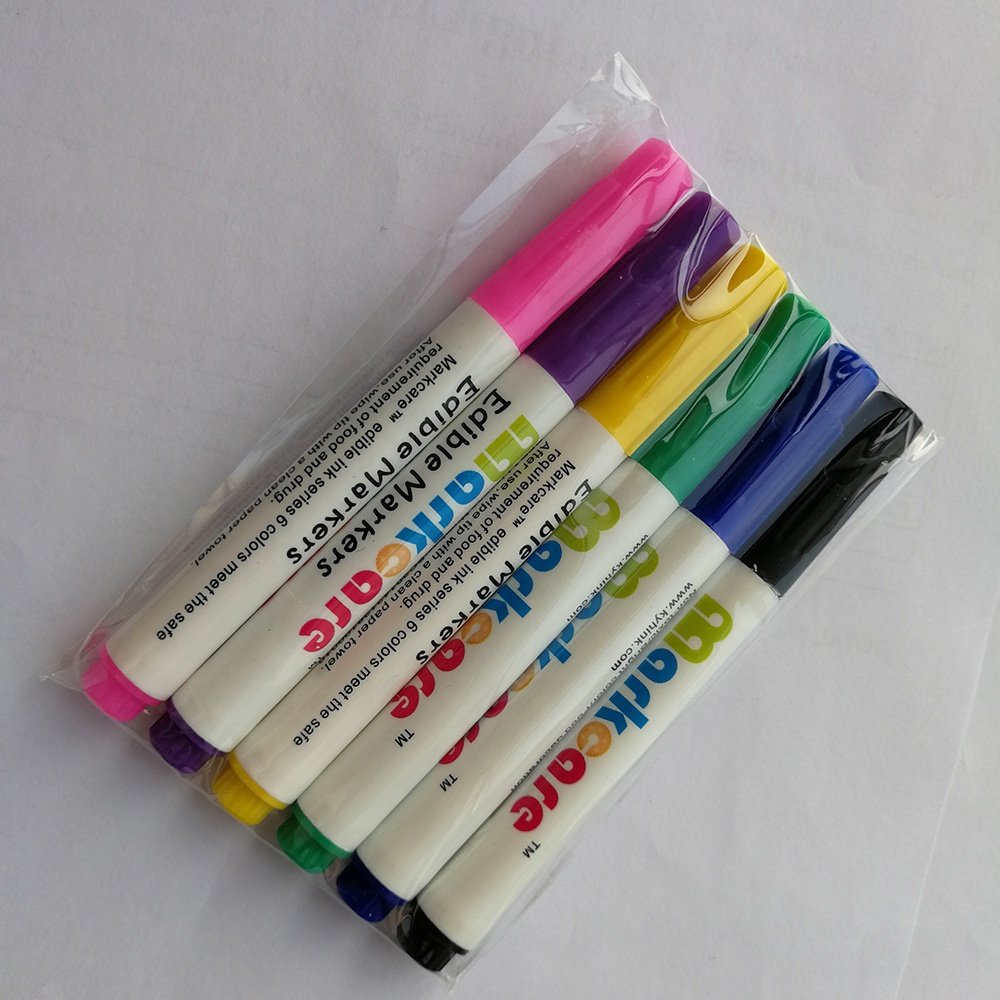 Food Grade Marker Pens For Cake decorations Edible Markers For bakery Tools Also Safe For Body Art Drawing