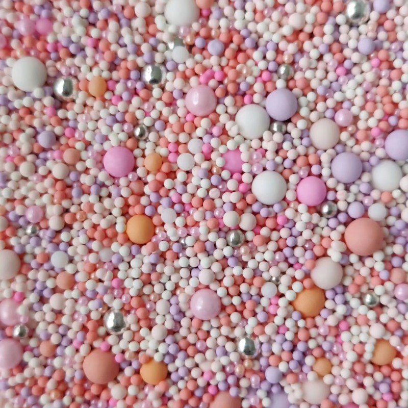 2mm Edible Cake Sprinkles Round cake Rainbow Sprinkles for Baking