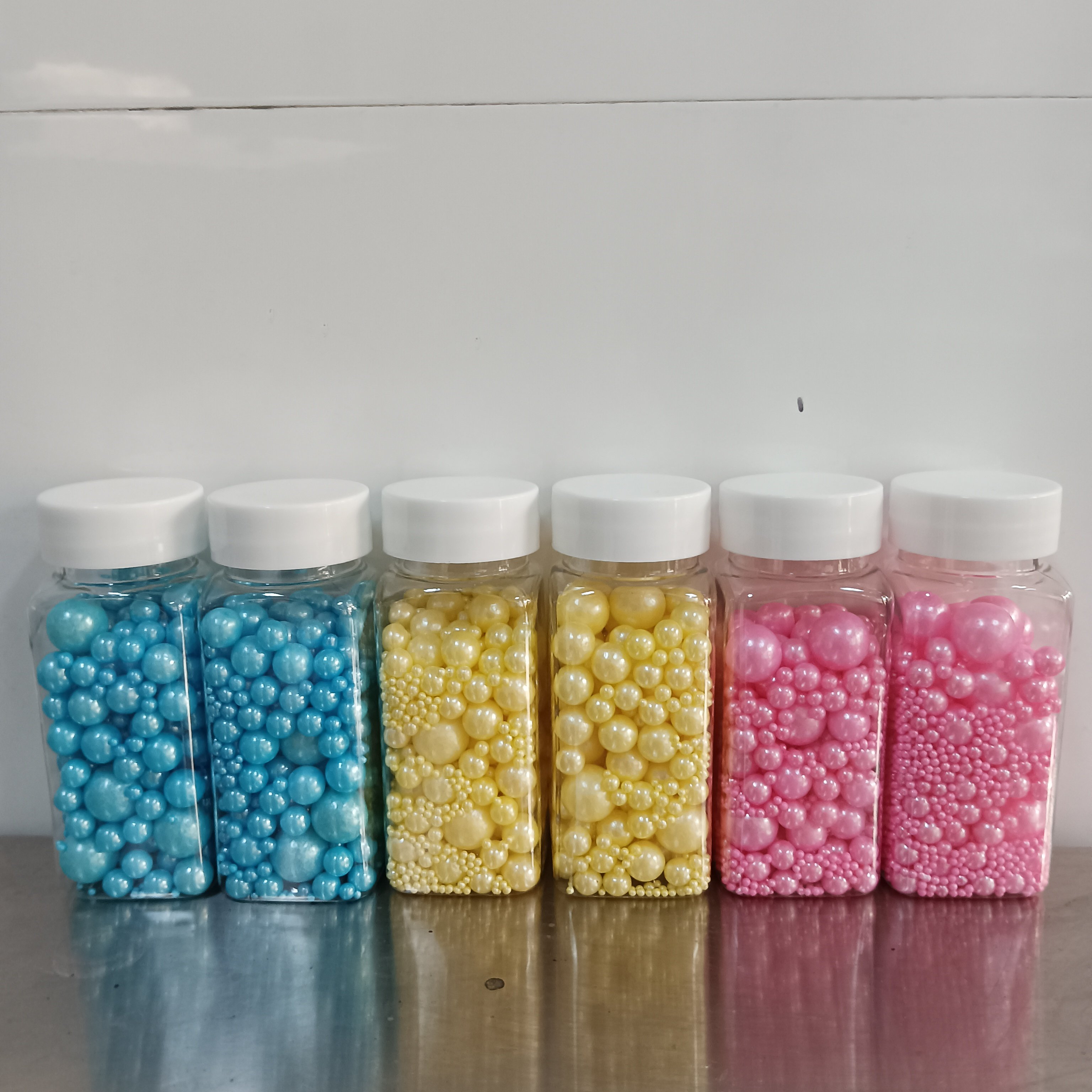 Solid Gold Sugar Ball Edible Cake Sprinkles Mixed Pearls Beads Food Coloring Bakery decoration ingredients Valentine's Day