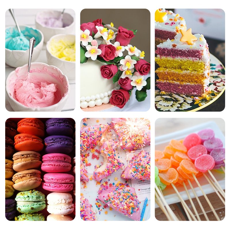 Cocosir Customizable Hot Sale Food Coloring 24 Color Liquid Set Dye for Baking Cookies Decorations Cooking and Slime 5ml