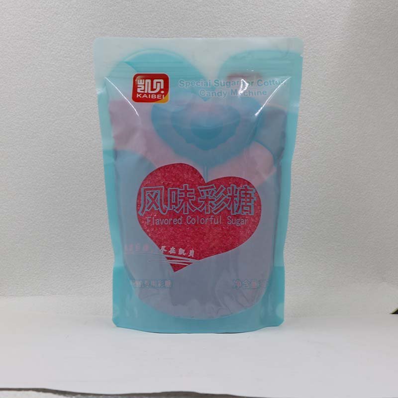 Cotton candy machine special raw materials color fruity sugar white sugar coarse color sand sugar Fruity marshmallows