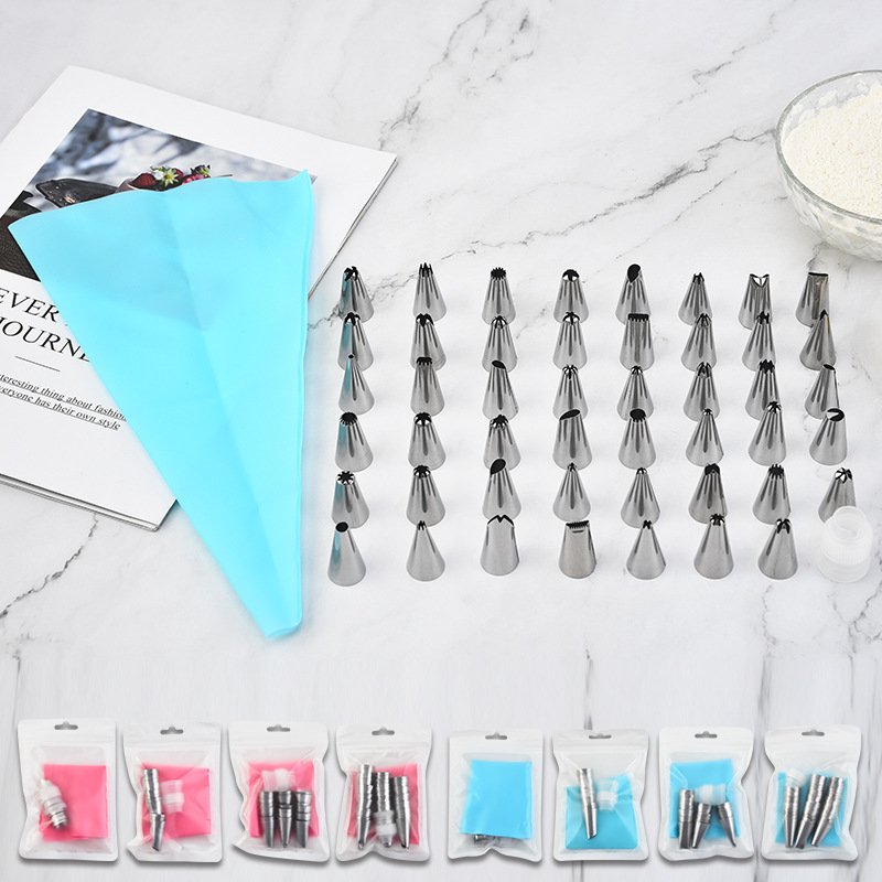 New Reposteria Supplies16pcs set icing piping bags nozzles Cake Bakery Ingredient Pastry Matching 8pcs Piping Nozzles Tips set