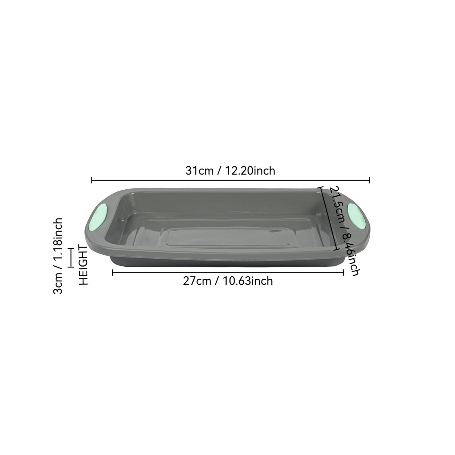 Environmentally Friendly 3D Brownie Baking Pan Silicone Cake Mold Resin DIY Tools Decorative Bakeware Food