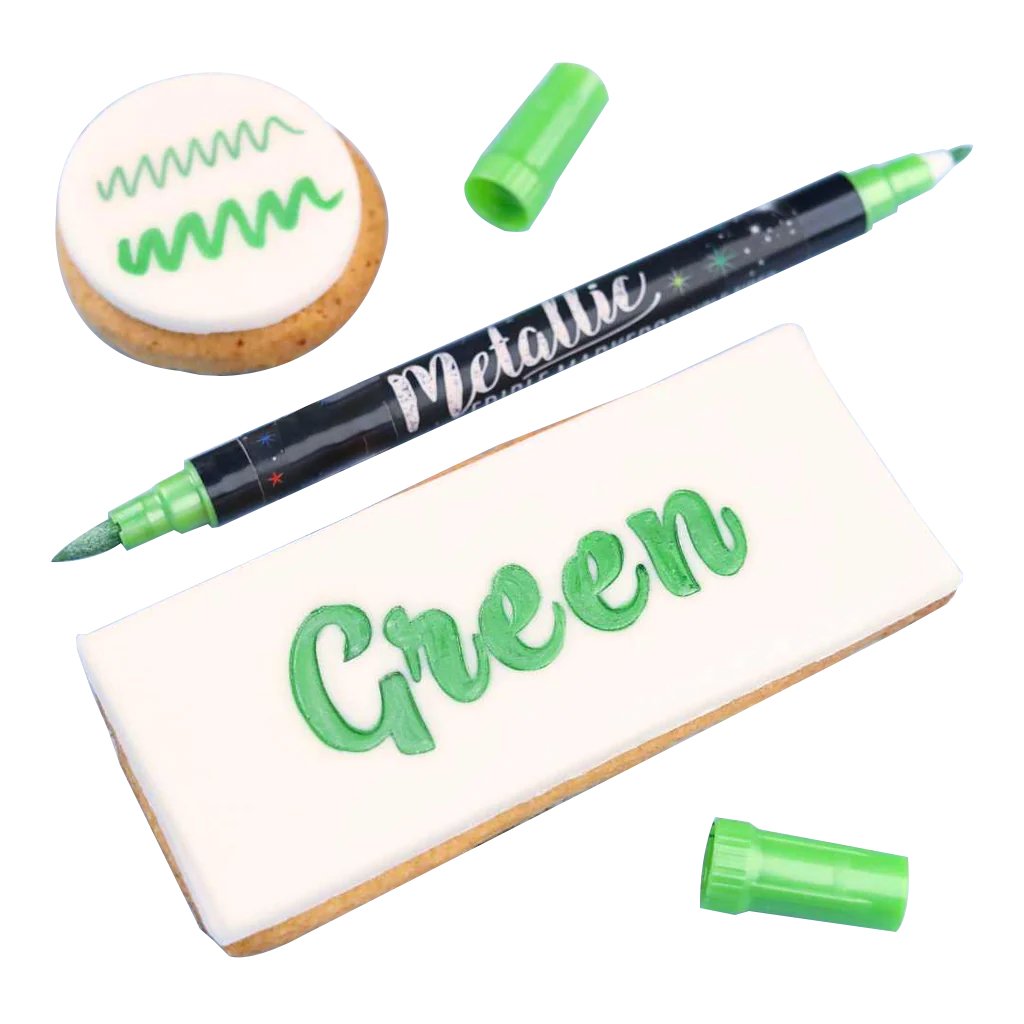 Food Grade Simmering Pens Metallic Food Coloring Markers For Cookie Cake Cupcake Fondant Baking Decorating