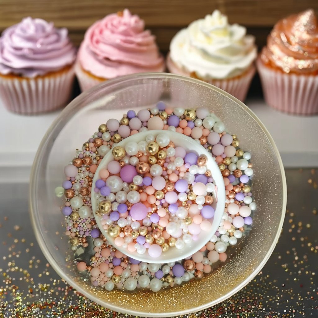 Super Silver Candy Mix Colorful Metallic Edible Decorations Cake Wholesale Price Bake Ingredients Bakery Decoration Ingredients