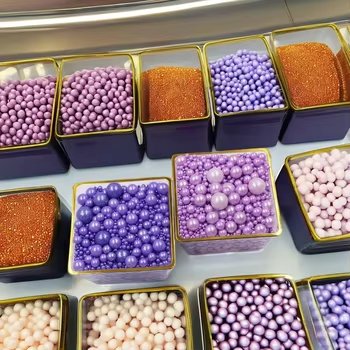 Super Silver Candy Mix Colorful Metallic Edible Decorations Cake Wholesale Price Bake Ingredients Bakery Decoration Ingredients
