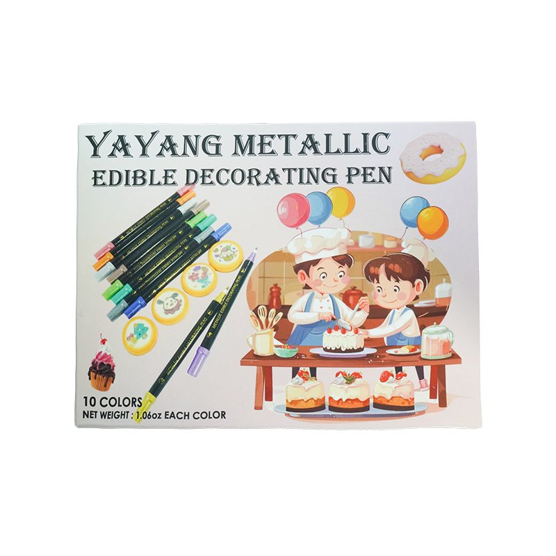 Edible Pen Mutil Colors Edible Markers Metallic Food Grade Cake Decorating Tools