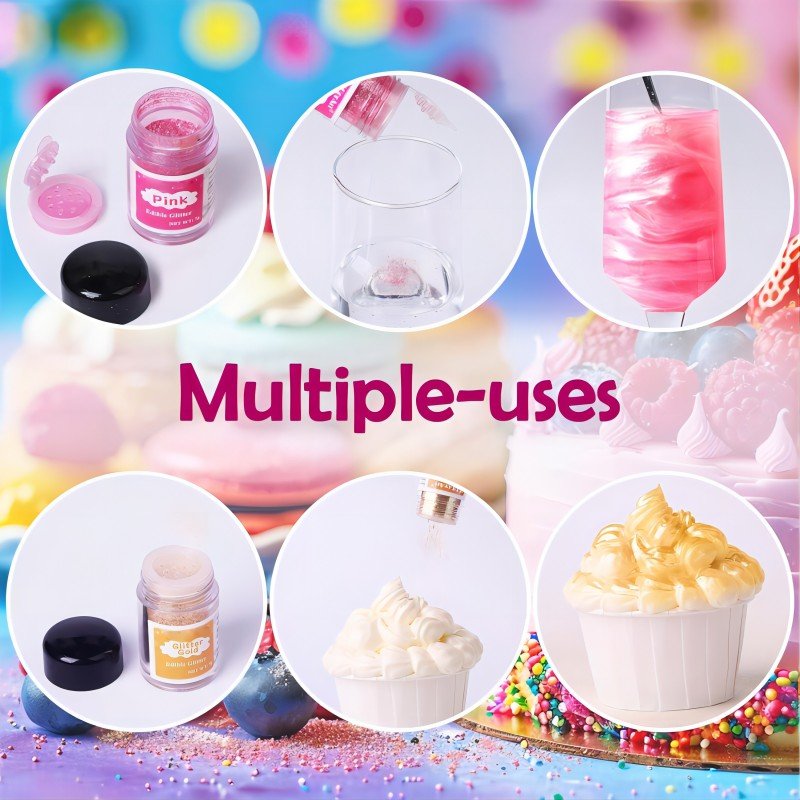 Edible Luster Dust Wholesale Edible Shimmer Glitter Baking Ingredients