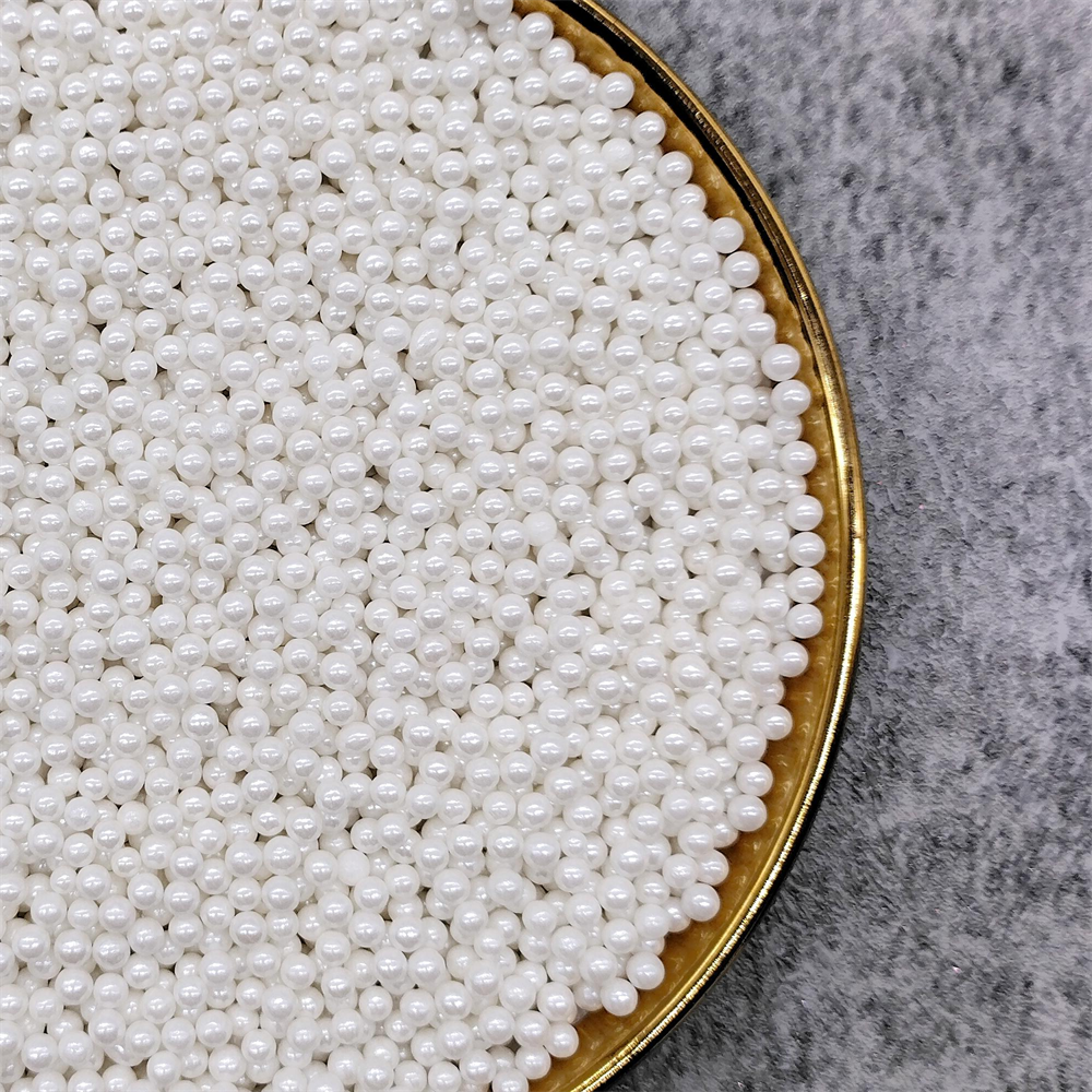 Mixed size pearls white dragees Pearl Grande 2mm 4mm 7mm 10mm 14mm