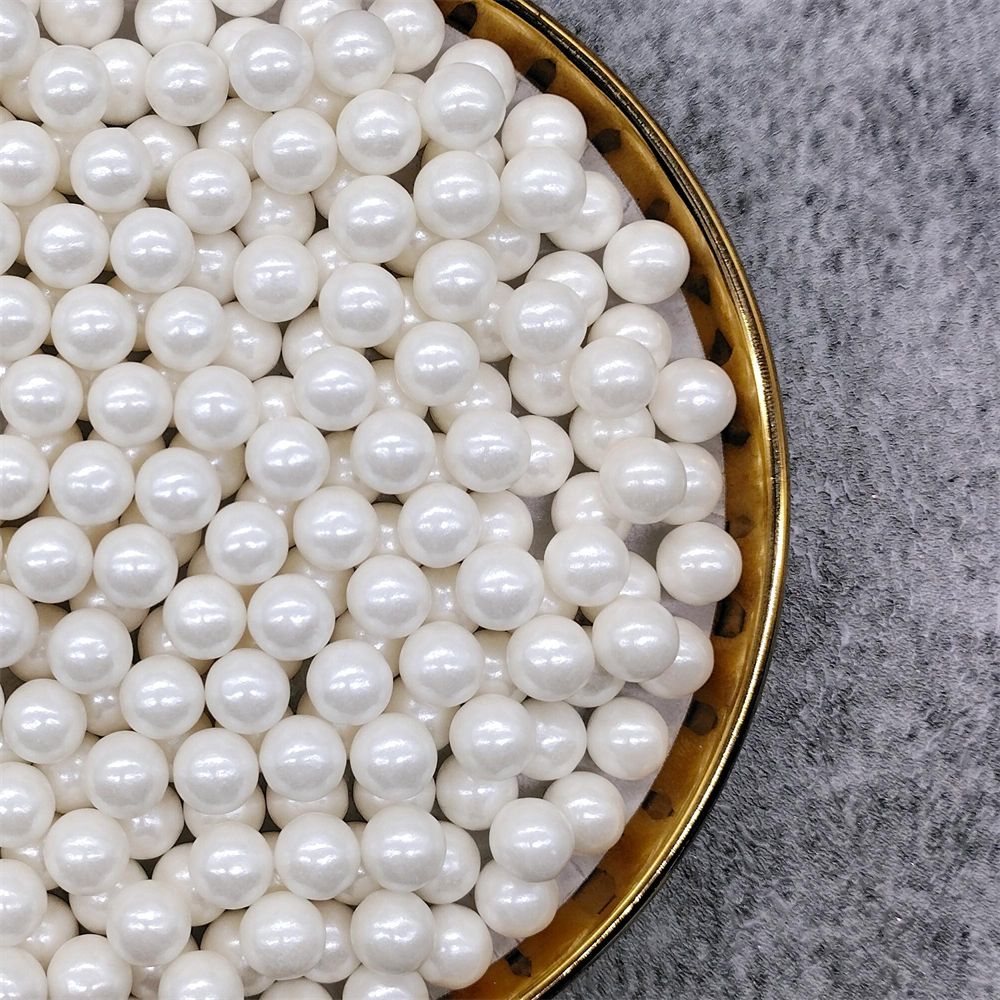 Mixed size pearls white dragees Pearl Grande 2mm 4mm 7mm 10mm 14mm