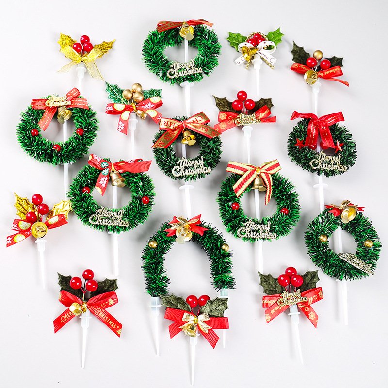 Hot sale cake decorating supplies christmas party birthday decoration cake topper