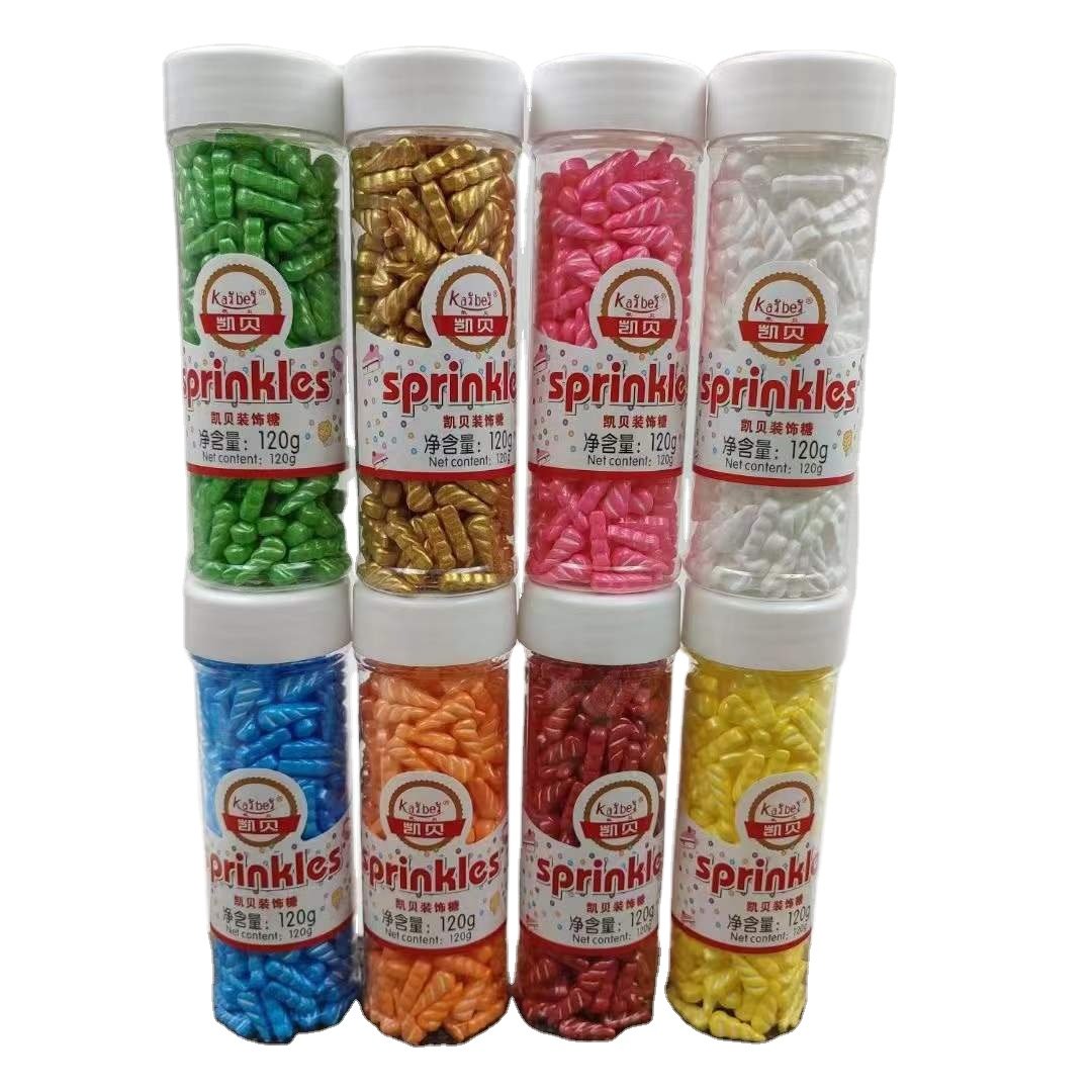 cake decorating sprinkles Fancy Cake Sprinkles edible beauty Cake candy Sprinkles Food Grade Rainbow Sprinkles for Cake