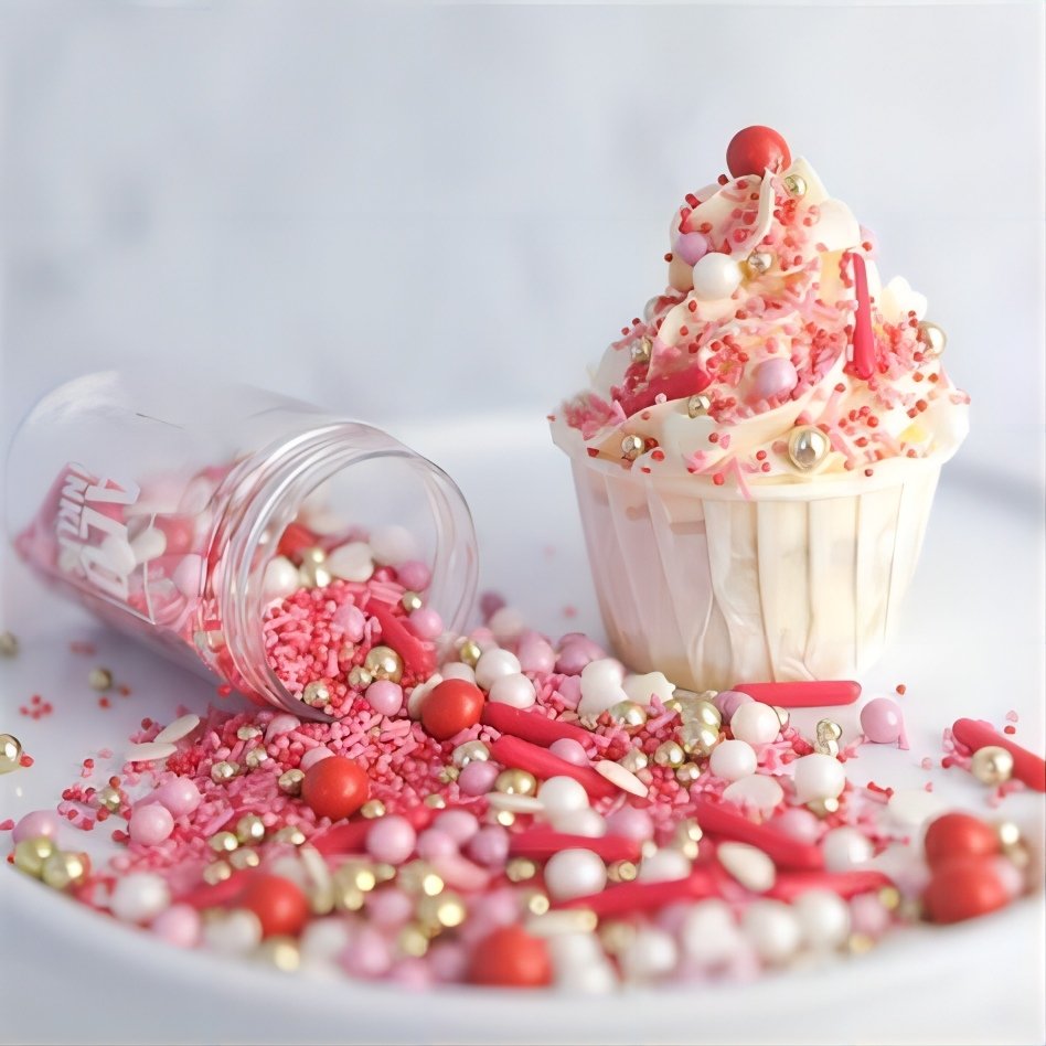 Wholesale Christmas Edible Bakery Decoration Ingredients Mix Sprinkles with Shapes for Cookie