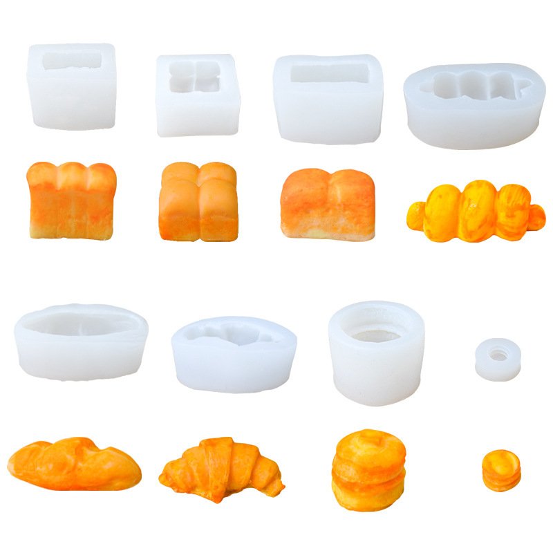 Muffin Bread Knead Gel Mold Fondant Cake Decoration Mold